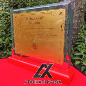 Plakat Terima kasih Resin
